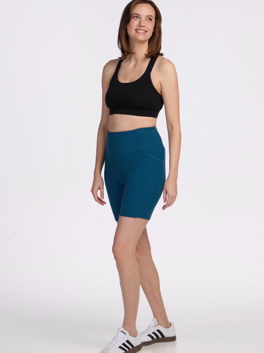 New Woolx Miley Merino Wool Ribbed Bike Shorts, Size Xsm, Moroccan Blue — image 5 of 8